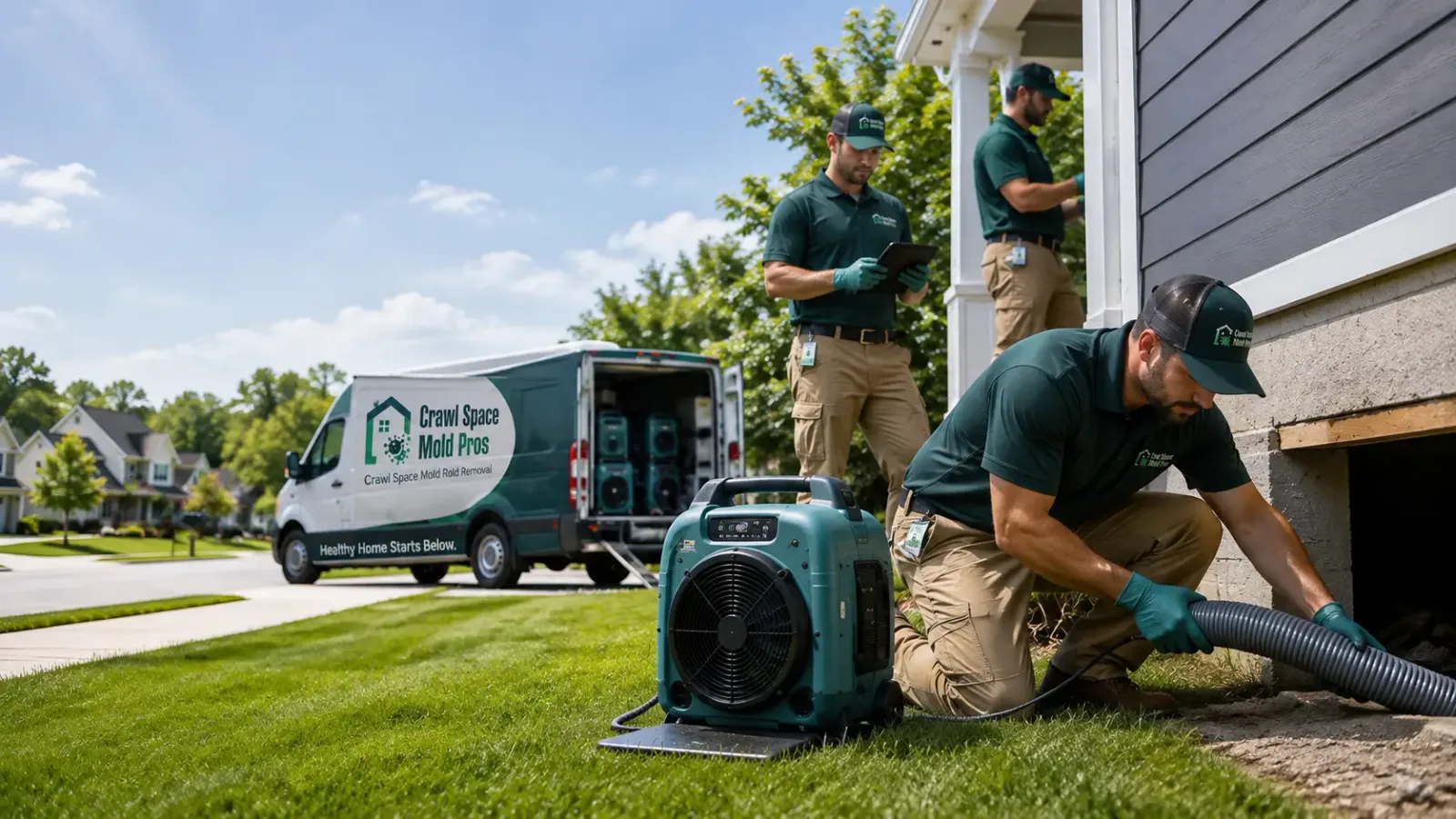 Crawl Space Mold Removal in Lewisville, TX